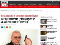 Bild zum Artikel: Der berühmteste Tränensack: Vor 25 Jahren endete “Derrick”