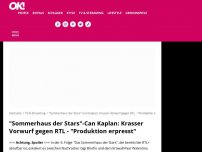 Bild zum Artikel: 'Sommerhaus'-Can Kaplan: Heftiger Vorwurf gegen RTL - 'Produktion erpresst'