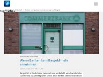 Bild zum Artikel: Banken und Sparkassen setzen weniger auf Bargeld