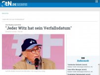 Bild zum Artikel: Otto Waalkes nach Kritik: 'Jeder Witz hat sein Verfallsdatum'