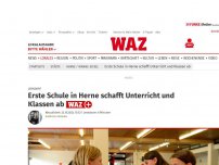 Bild zum Artikel: Lerndorf: Erste Schule in Herne schafft Unterricht und Klassen ab