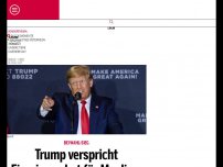 Bild zum Artikel: Trump verspricht Einreiseverbot für Muslime