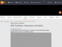 Bild zum Artikel: AfD-Politiker Halemba festgenommen