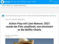 Bild zum Artikel: Trotz vernichtender Kritiken: Actionfilm mit Liam Neeson erobert Platz 1 der Netflix-Charts