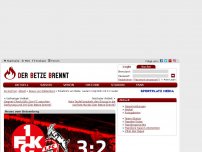 Bild zum Artikel: News | Pokalkrimi am Betze: FCK schlägt Köln 3:2 | Der Betze brennt