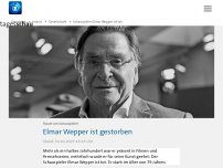 Bild zum Artikel: Schauspieler Elmar Wepper ist tot