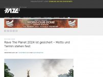 Bild zum Artikel: Rave The Planet 2024 ist gesichert – Motto und Termin stehen fest