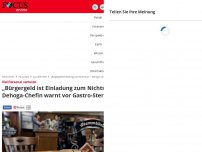 Bild zum Artikel: Viel Personal verloren  - „Bürgergeld ist Einladung zum Nichtstun“: Dehoga-Chefin warnt vor Gastro-Sterben