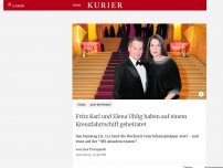 Bild zum Artikel: Fritz Karl und Elena Uhlig heiraten heute auf einem Kreuzfahrtschiff