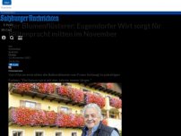 Bild zum Artikel: Eugendorfer Wirt sorgt für Blütenpracht mitten im November