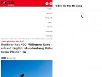 Bild zum Artikel: „Junge Menschen sind diesem permanenten Dauerfeuer ausgesetzt“ - Rentner mit 400 Millionen Euro findet sein Glück in den einfachen Dingen