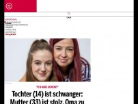 Bild zum Artikel: Tochter (14) ist schwanger: Mutter (33) ist stolz, Oma zu werden