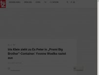 Bild zum Artikel: Iris Klein zieht zu Ex Peter in „Promi Big Brother“-Container: Yvonne Woelke rastet aus