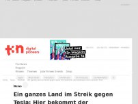 Bild zum Artikel: Ein ganzes Land im Streik gegen Tesla: Hier bekommt der Autobauer nicht mal mehr Post