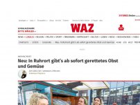 Bild zum Artikel: Nachhaltigkeit: Neu: In Ruhrort gibt’s ab sofort gerettetes Obst und Gemüse