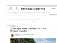 Bild zum Artikel: Trinkwasser bleibt: Lüneburger Heide: Amt lässt Coca Cola-Brunnen schließen