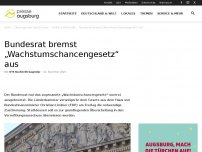 Bild zum Artikel: Bundesrat bremst „Wachstumschancengesetz“ aus