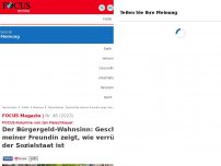 Bild zum Artikel: FOCUS-Kolumne von Jan Fleischhauer - Der Bürgergeld-Wahnsinn: Die Geschichte meiner Freundin zeigt, wie verrückt der Sozialstaat ist