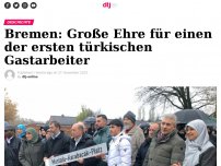 Bild zum Artikel: Bremen: Große Ehre für einen der ersten türkischen Gastarbeiter
