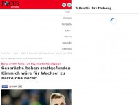 Bild zum Artikel: Barça erhöht Druck auf Bayerns Schlüsselspieler - Gespräche haben stattgefunden - Kimmich wäre für Wechsel zu Barcelona bereit