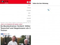 Bild zum Artikel: „Wenn wir erfolgreiche EM spielen wollen“ - Ex-Bundestrainer fordert: Völler als Teamchef und Nagelsmann als Co-Trainer