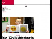 Bild zum Artikel: Teddy (10) will diskriminierendes Brillen-Emoji von Apple ändern lassen