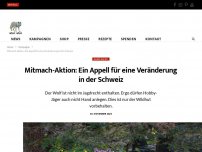 Bild zum Artikel: Mitmach-Aktion: Ein Appell für eine Veränderung in der Schweiz
