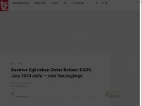 Bild zum Artikel: Beatrice Egli neben Dieter Bohlen: Das ist die neue DSDS-Jury 2024