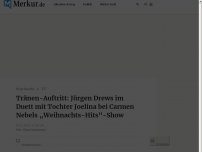 Bild zum Artikel: Tränen-Auftritt: Jürgen Drews im Duett mit Tochter Joelina bei Carmen Nebels „Weihnachts-Hits“-Show