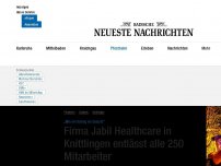 Bild zum Artikel: Firma Jabil Healthcare in Knittlingen entlässt alle 250 Mitarbeiter