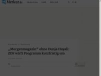 Bild zum Artikel: „Morgenmagazin“ ohne Dunja Hayali: ZDF wirft Programm kurzfristig um