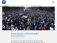 Bild zum Artikel: Berlin: Breites Bündnis protestiert gegen Antisemitismus