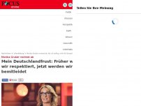 Bild zum Artikel: Monika Gruber rechnet ab - Mein Deutschlandfrust: Früher wurden wir respektiert, jetzt werden wir bemitleidet