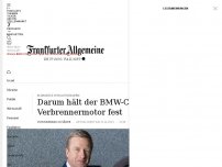 Bild zum Artikel: Klimaziele von Autobauern: Darum hält der BMW-Chef am Verbrennermotor fest