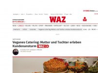 Bild zum Artikel: Gastronomie: Veganes Catering: Mutter und Tochter erleben Kundenansturm