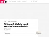 Bild zum Artikel: Würth schmeißt Mitarbeiter raus, die arrogant und herablassend auftreten