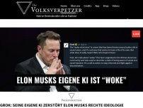 Bild zum Artikel: Grok: Seine eigene KI zerstört Elon Musks rechte Ideologie