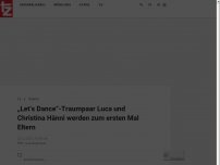 Bild zum Artikel: „Let‘s Dance“-Traumpaar Luca und Christina Hänni werden zum ersten Mal Eltern