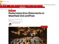 Bild zum Artikel: Wiener Neudorf - Modernstes Kino Österreichs in Westfield SCS eröffnet