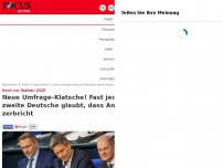 Bild zum Artikel: Noch vor Wahlen 2025 - Neue Umfrage-Klatsche! Fast jeder zweite Deutsche glaubt, dass Ampel zerbricht