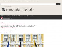 Bild zum Artikel: Alleinregierung der AfD in Sachsen möglich?