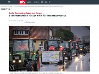Bild zum Artikel: Trotz Zugeständnissen der Ampel: Bundesrepublik rüstet sich für Bauernproteste