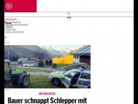 Bild zum Artikel: Bauer schnappt Schlepper mit Traktor: Bekommt jetzt Ärger