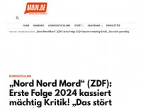 Bild zum Artikel: „Nord Nord Mord“ (ZDF): Erste Folge 2024 kassiert mächtig Kritik! „Das stört gewaltig“