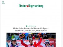 Bild zum Artikel: Dritter Saisonsieg! Tiroler Feller reist als Slalom-König in Kitzbühel an