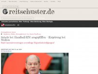Bild zum Artikel: Scholz bei Handball-EM ausgepfiffen – Empörung bei Medien