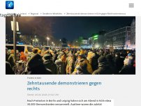 Bild zum Artikel: Tausende demonstrieren in Köln gegen Rechtsextremismus