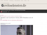 Bild zum Artikel: Plötzlich und unerwartet: Hertha BSC-Präsident mit 43 tot