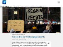 Bild zum Artikel: Tausende demonstrieren in Berlin und Freiburg gegen rechts
