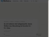 Bild zum Artikel: In 100 Jahren viel mitgemacht: Anna Weber aus Moosburg ist bereits Ur-Ur-Oma